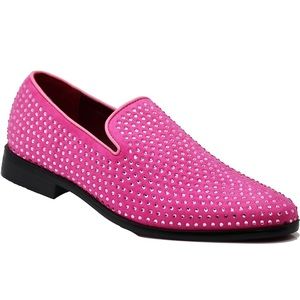 🆕 Men’s Enzo Romeo SPK26 Men's Velvet Rhinestone Dress Loafer, Size 13, …